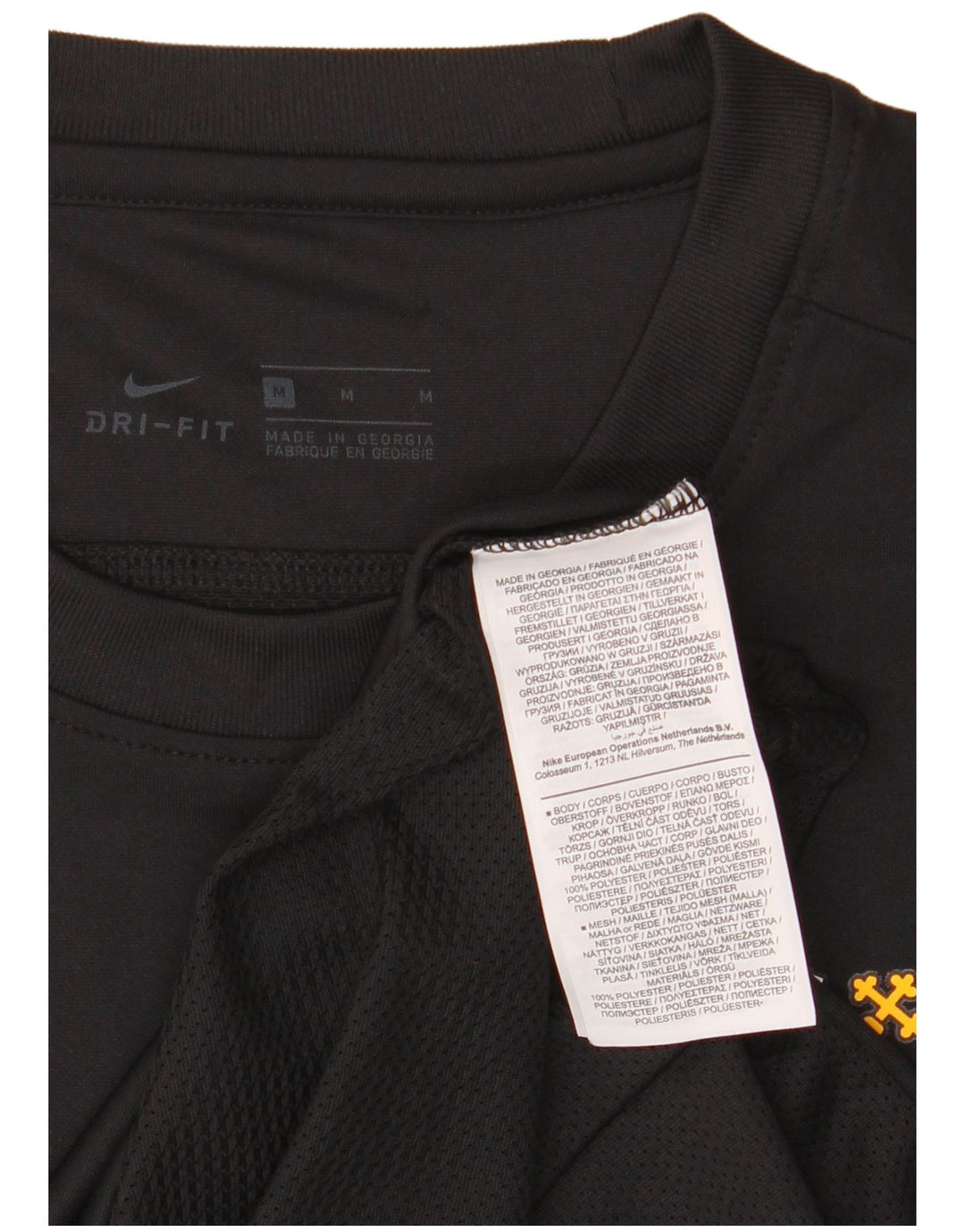 Nike T-shirt graphique pour homme Noir moyen Polyester