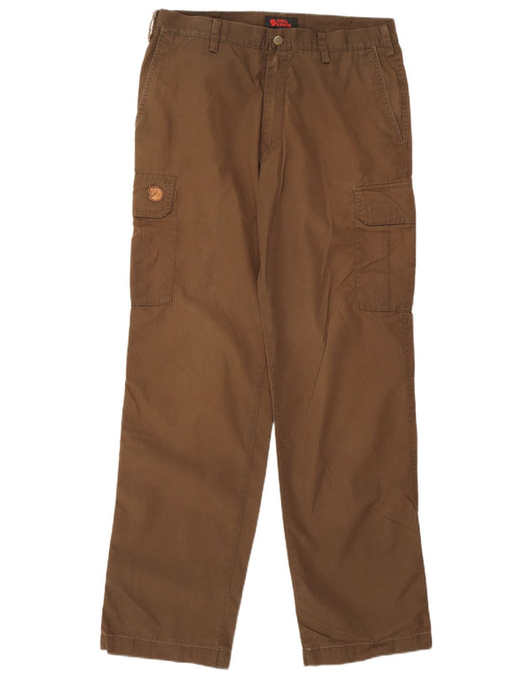 Fjall Raven Pantalon cargo droit pour homme IT 50 Large W32 L33 Beige