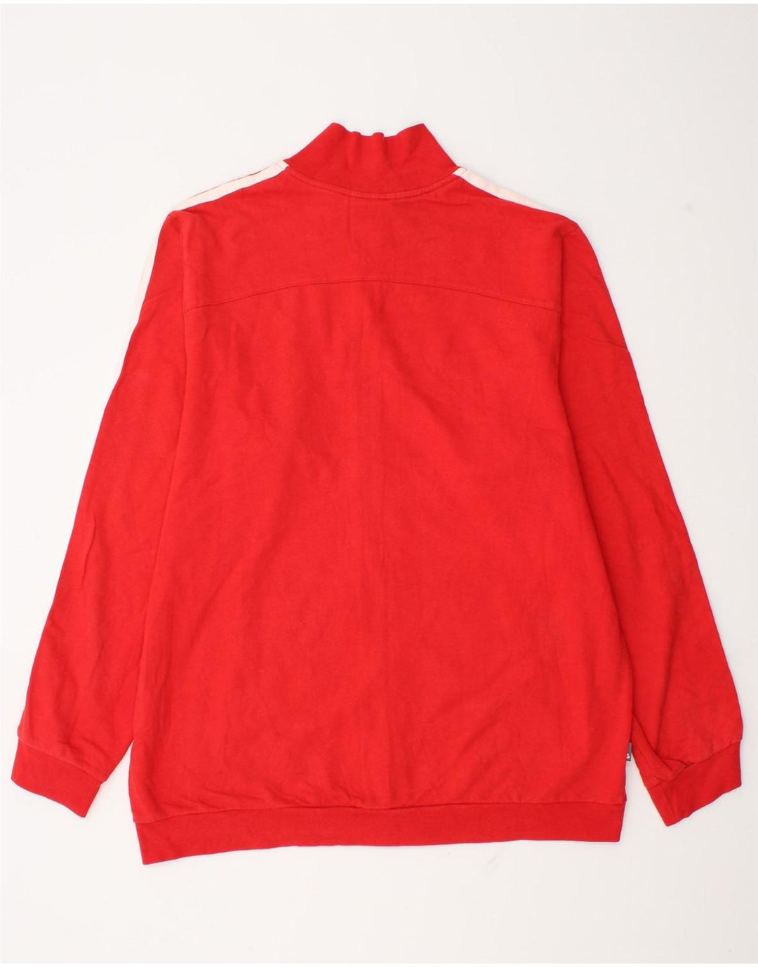 Adidas Veste de survêtement pour homme en coton rouge Taille L