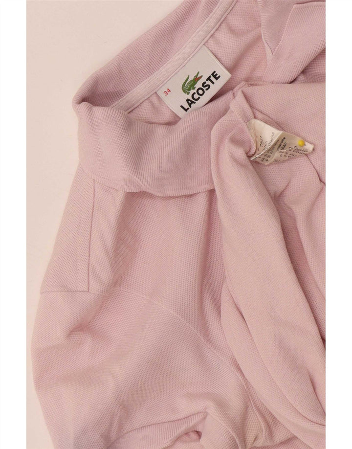 Lacoste Polo Femme Taille 34 Petit Coton Rose