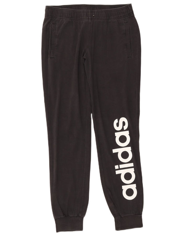 ADIDAS Pantalon de survêtement graphique pour femme UK 8/10 Small Noir