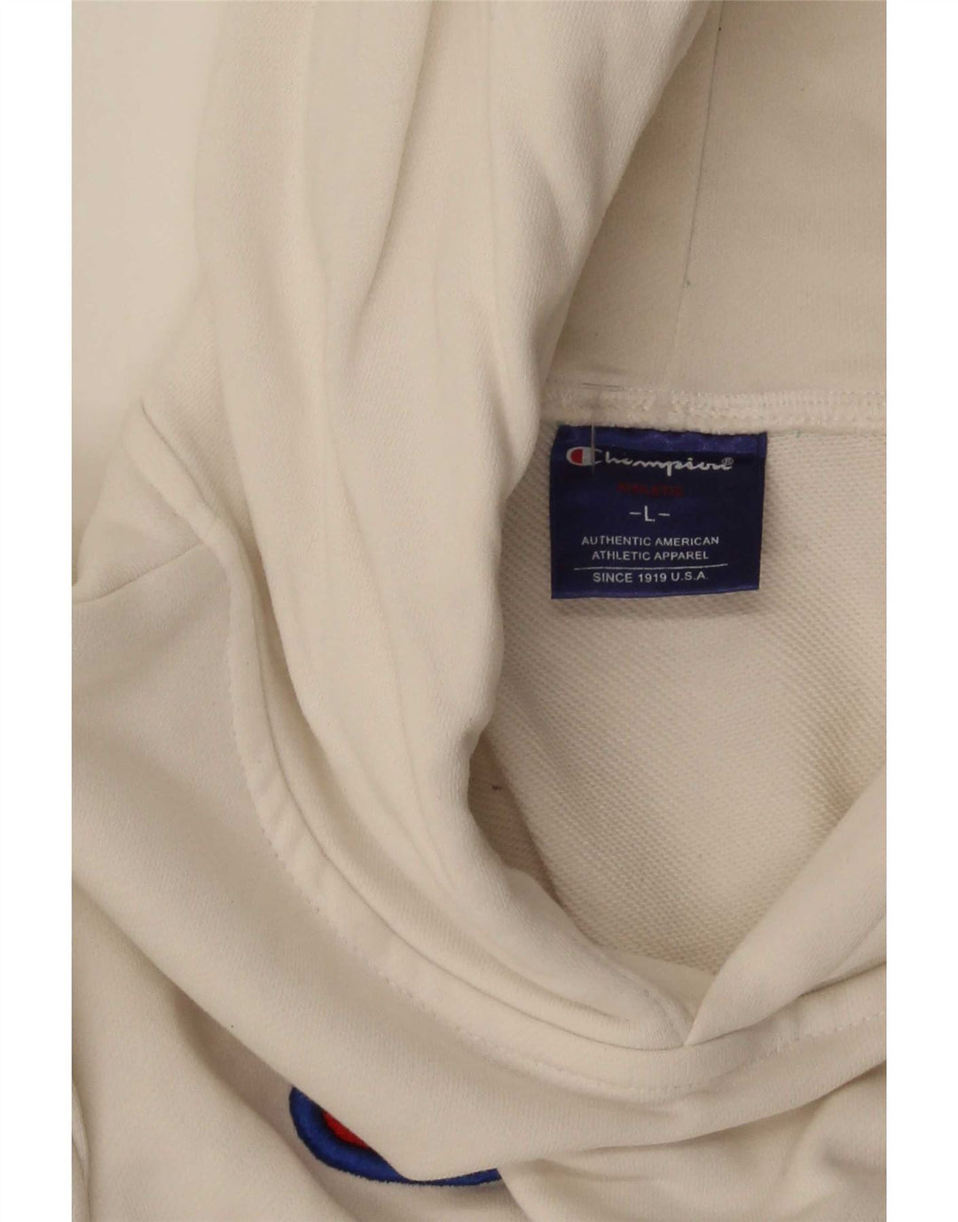 Champion Pull à capuche graphique pour homme - Grand blanc