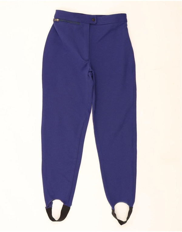 Elviana Pantalon Coupe-Vent Étrier Femme IT 46 Large Bleu Polyamide
