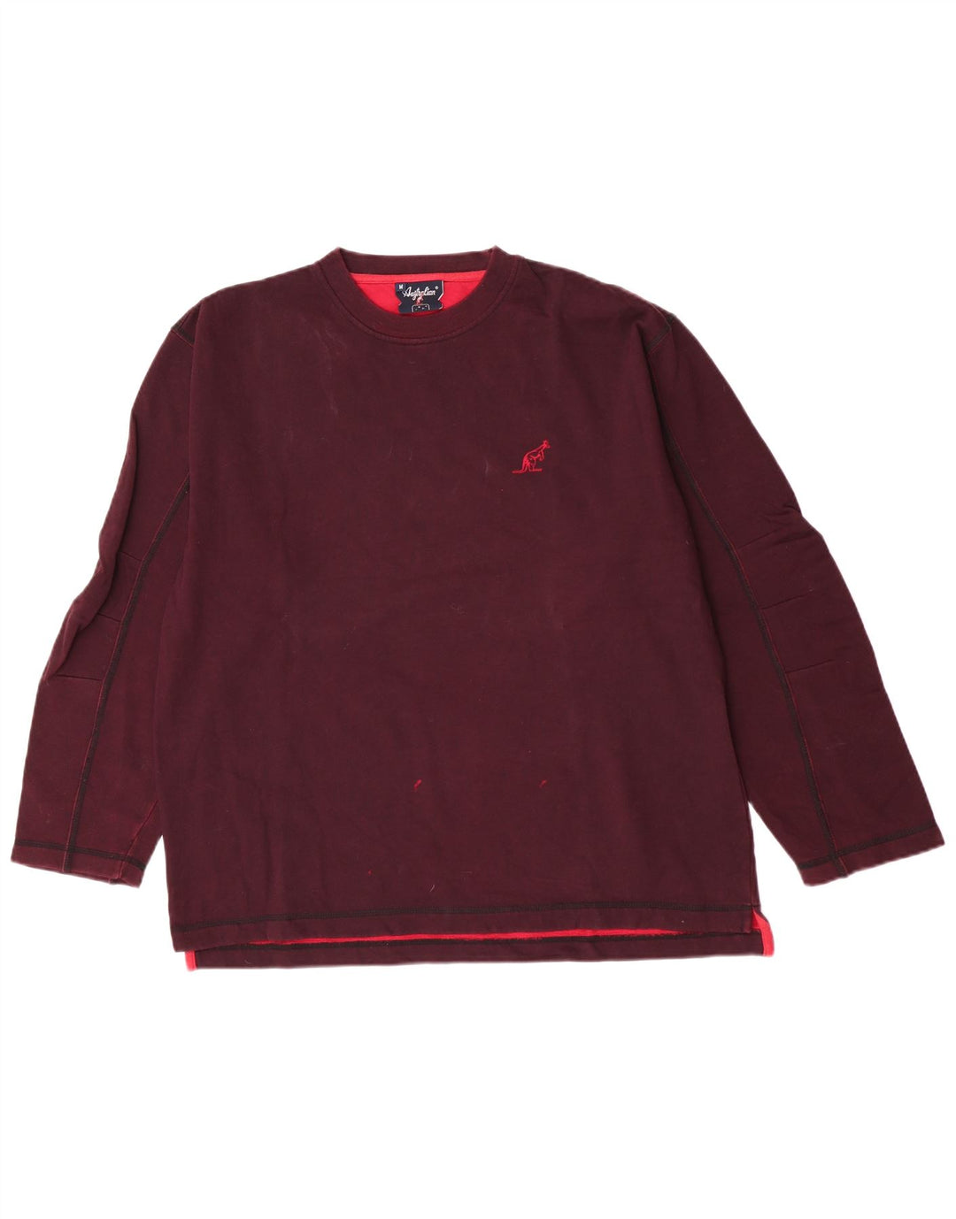 AUSTRALIAN L'ALPINA Haut à manches longues pour homme en coton marron moyen