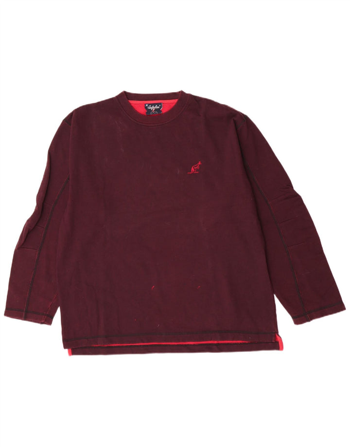 AUSTRALIAN L'ALPINA Haut à manches longues pour homme en coton marron moyen