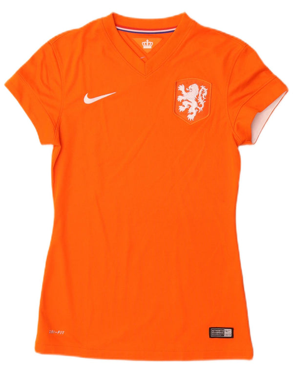 Nike T-shirt graphique pour femme UK 6 XS Orange
