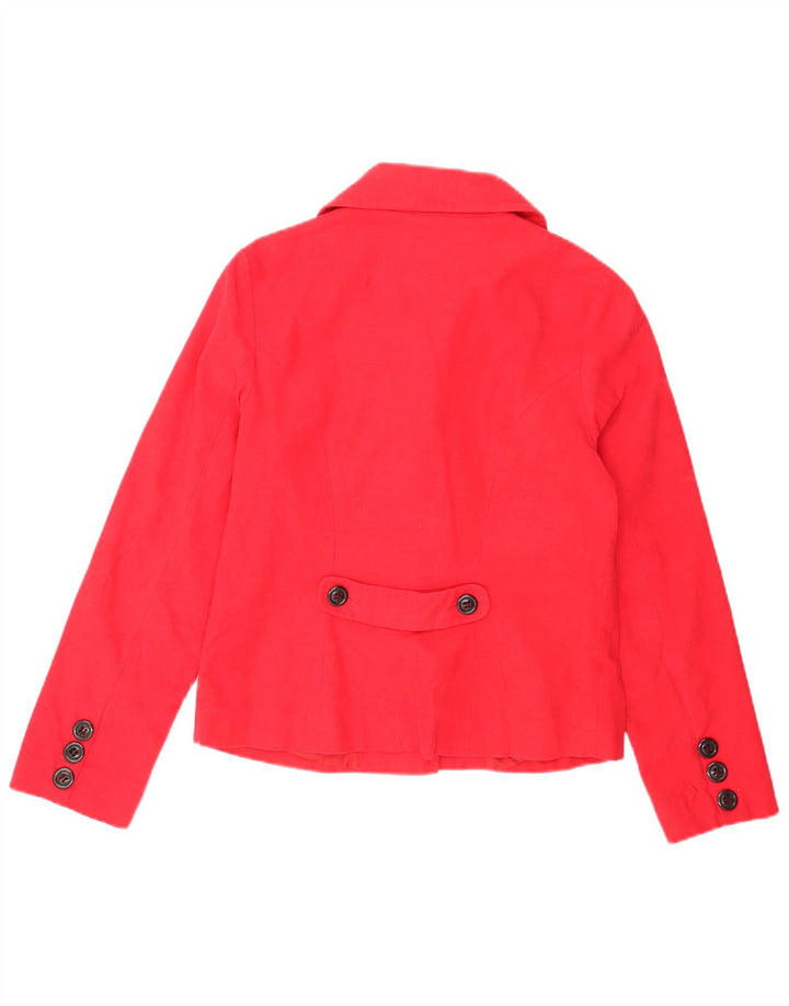 Laura Ashley Veste de sport pour femme UK 10 Petit coton rouge