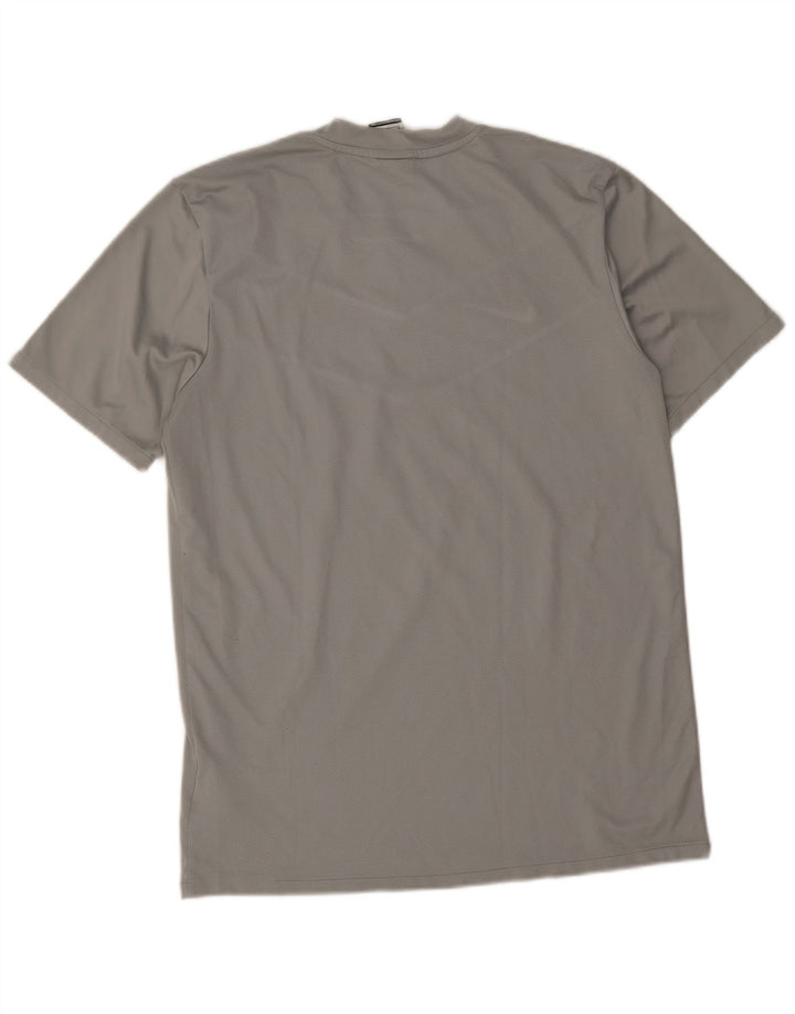 Nike Hommes Dri Fit T-Shirt Haut Gris Moyen Colorblock Polyester