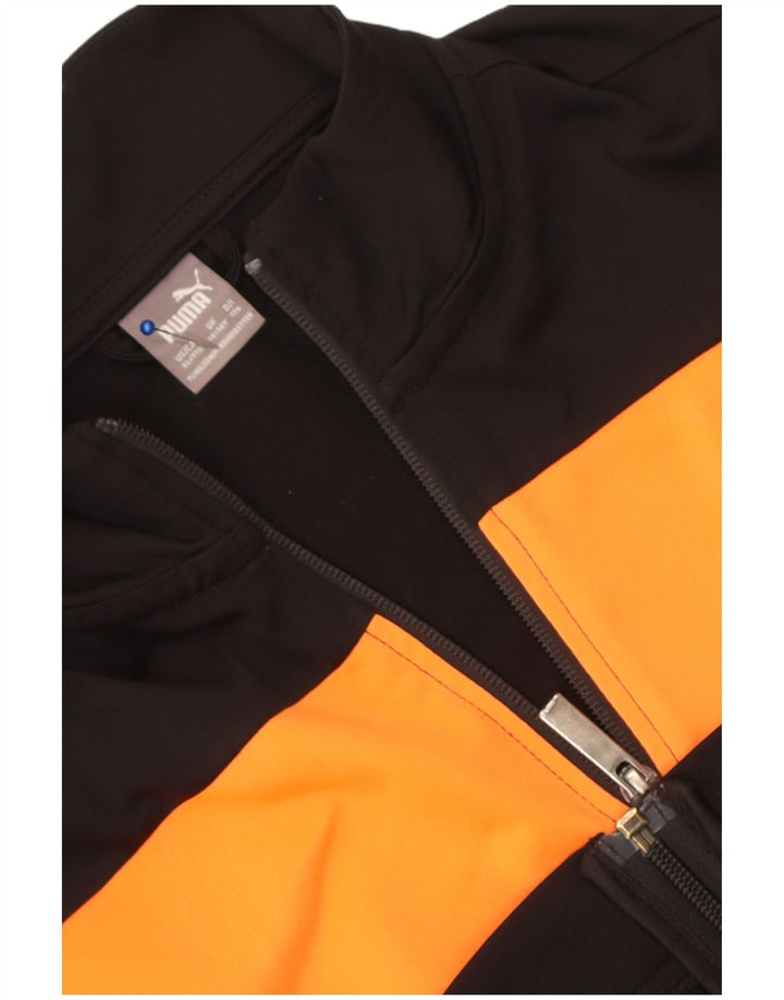 Puma Veste de Survêtement Garçon 15-16 ans Noir Colourblock