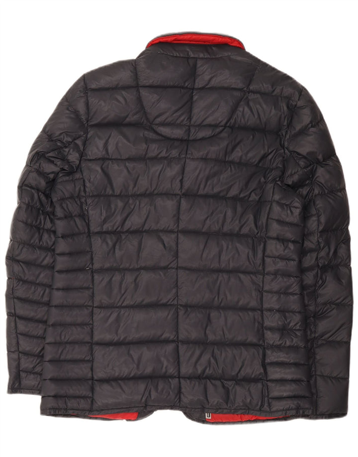 Pierre Cardin Veste matelassée pour homme UK 40 Large Noir Polyamide