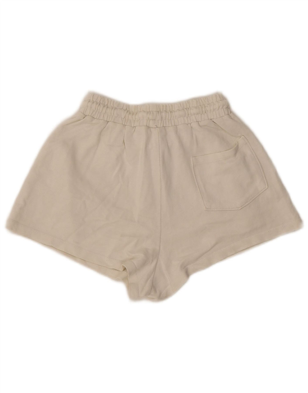 Zara Femme Short De Sport Petit Coton Blanc