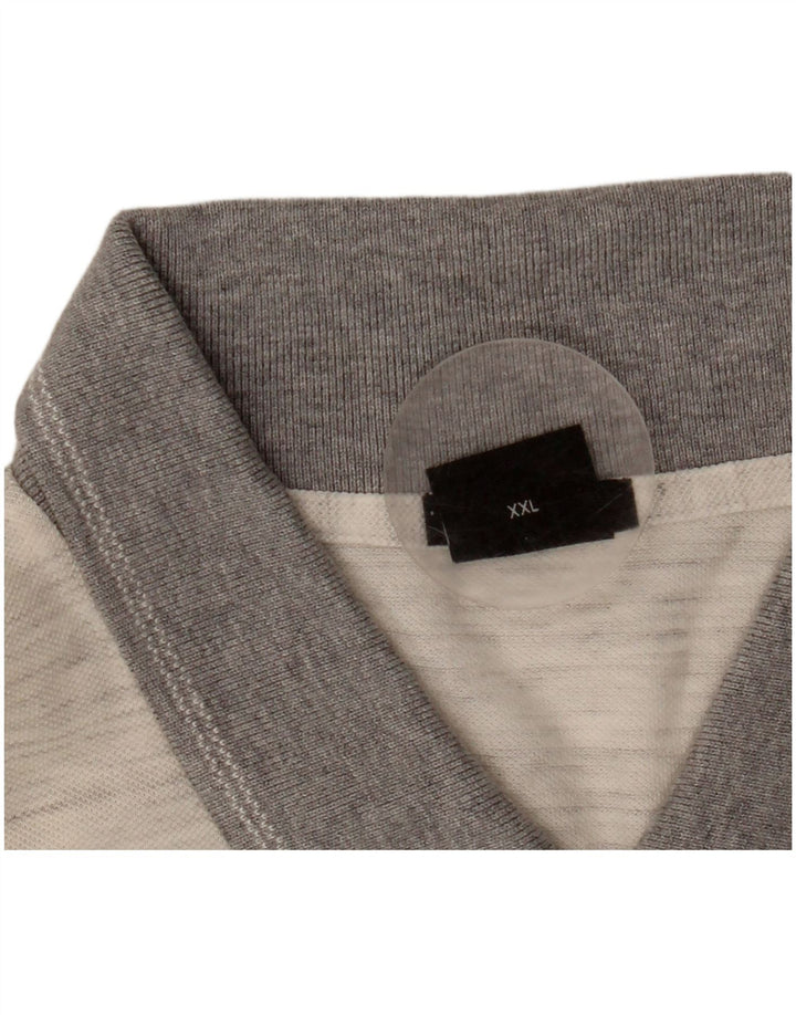 Hugo Boss Polo coupe classique pour homme 2XL Gris moucheté