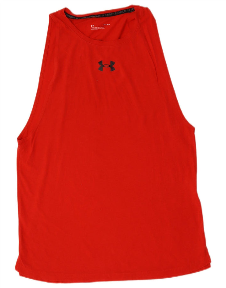 Under Armour Débardeur Graphique Homme Large Rouge Coton
