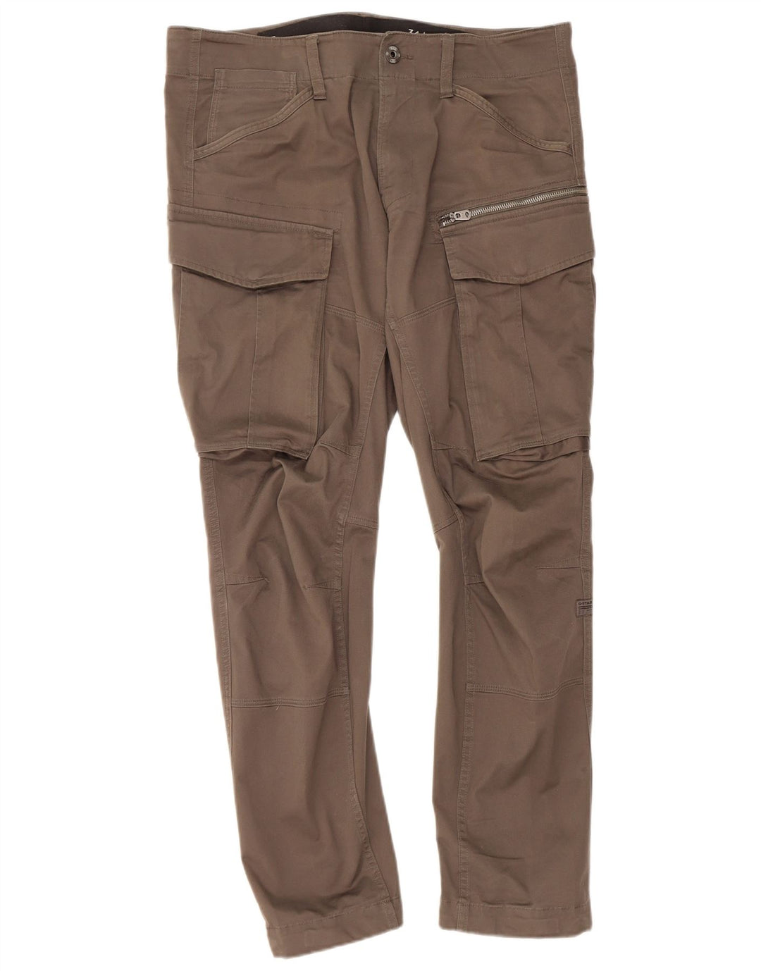 G-STAR Pantalon Cargo Droit Homme W34 L32 Kaki Coton