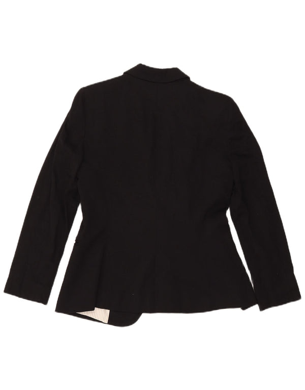 Zara Veste Blazer 1 Bouton Femme UK 14 Large Noir