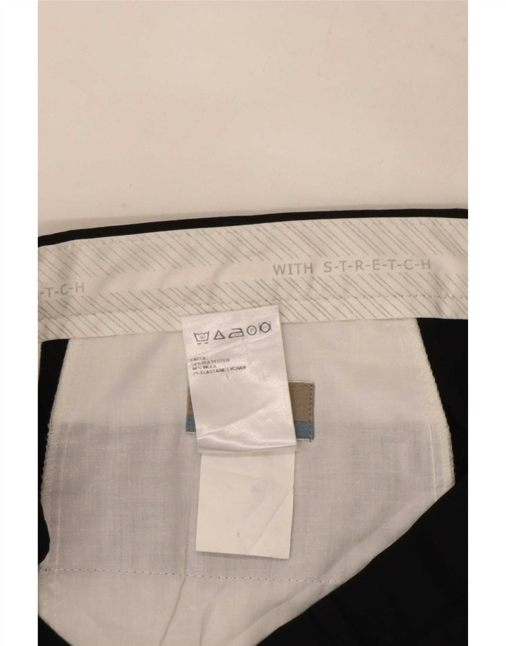 Marks & Spencer Pantalon de costume pour homme W36 L31 Noir Polyester