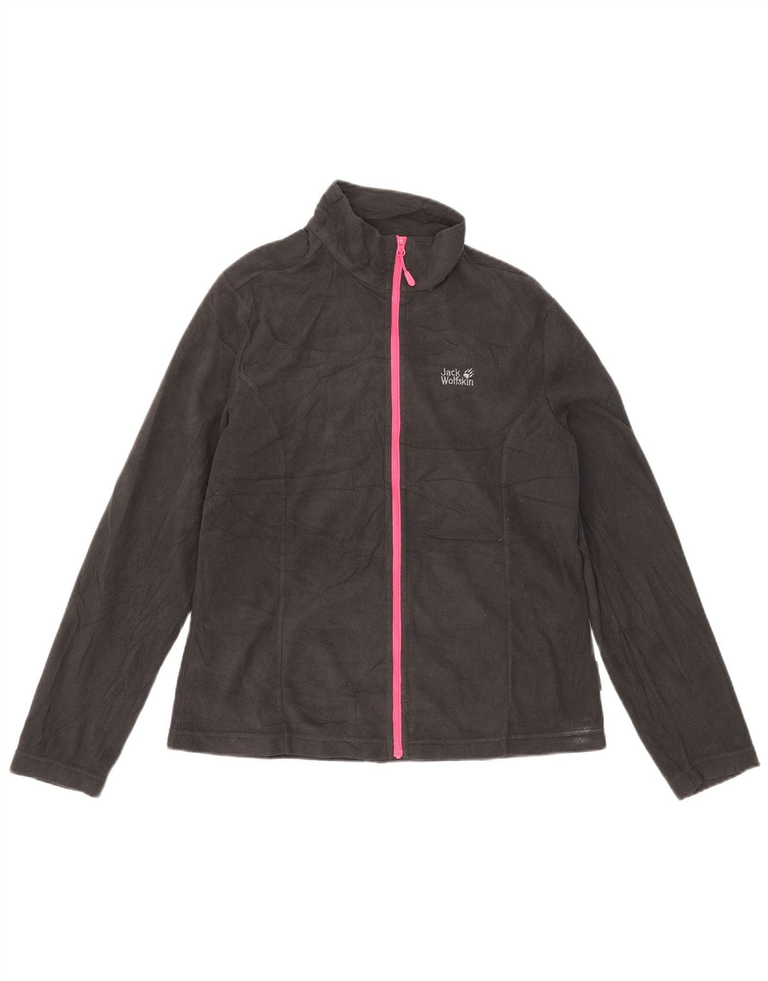 Jack Wolfskin Veste Polaire Femme UK 14/16 Large Noir Polyester