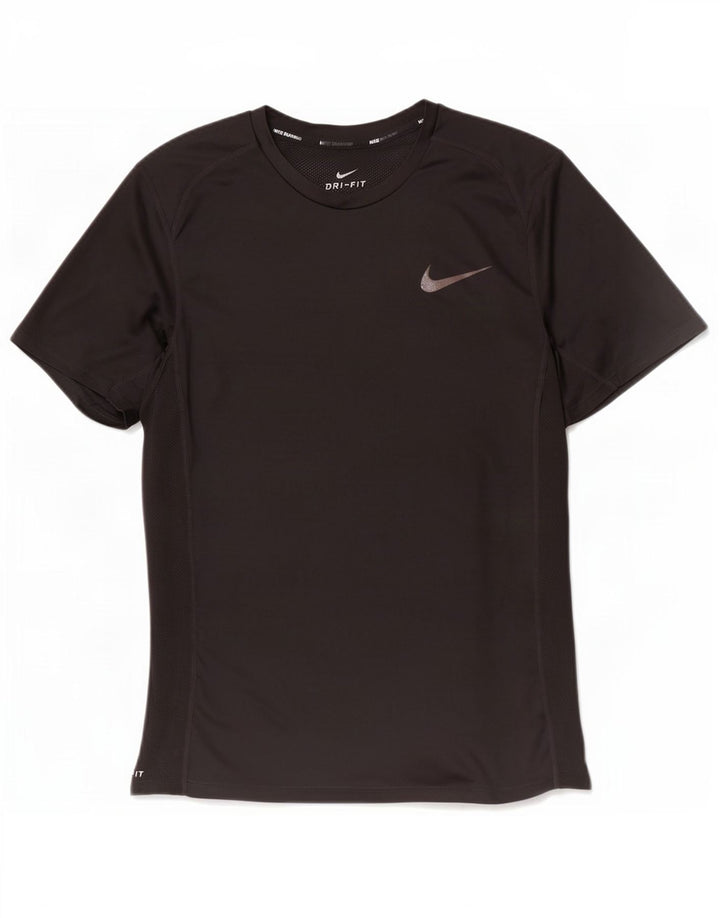 Nike Hommes Dri Fit T-Shirt Haut Petit Noir Polyester