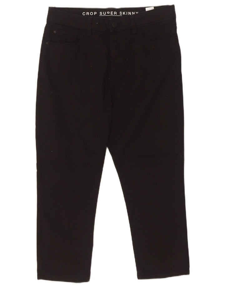 Marks & Spencer Pantalon court pour femme UK 12 Medium W30 L22 Noir
