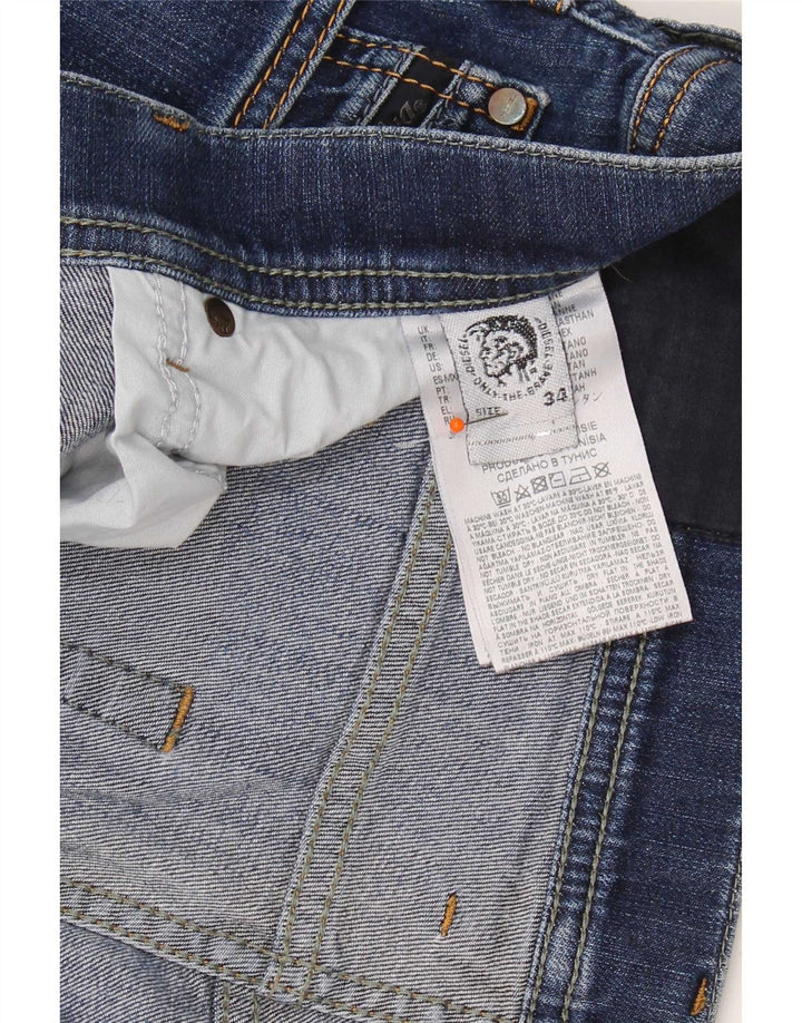 Jean Slim Homme Diesel W34 L31 Bleu Marine Coton