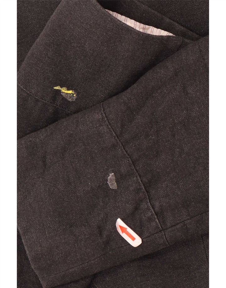 Zara Veste Militaire Homme EU 54 XL Gris