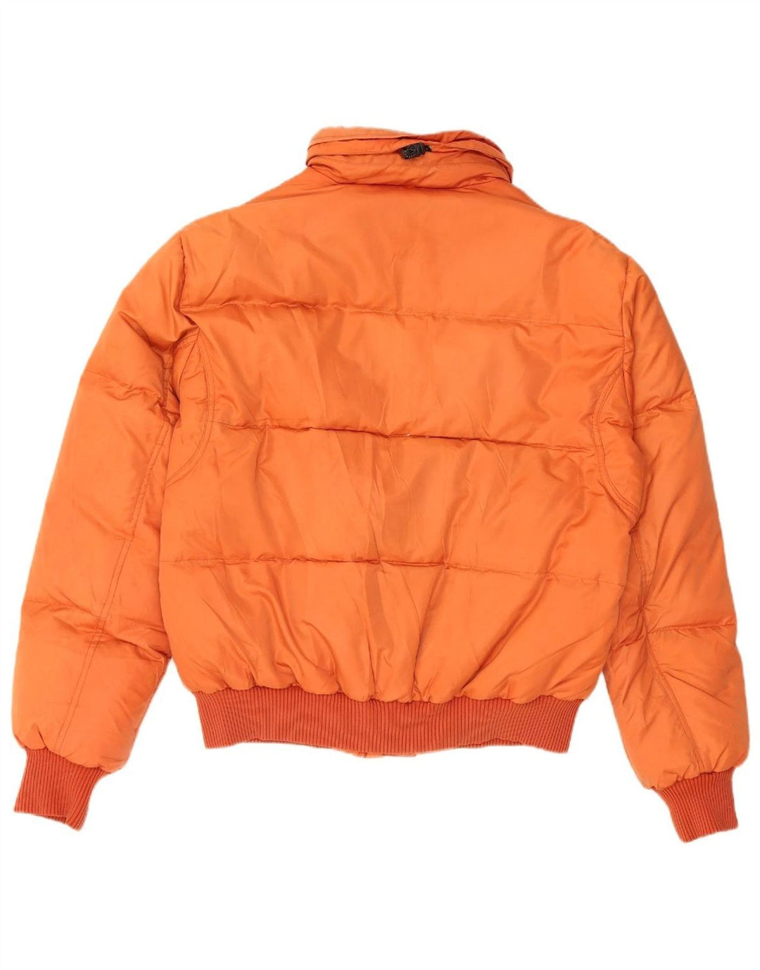 GAS Mens Padded Jacket UK 42 XL Orange Polyamide