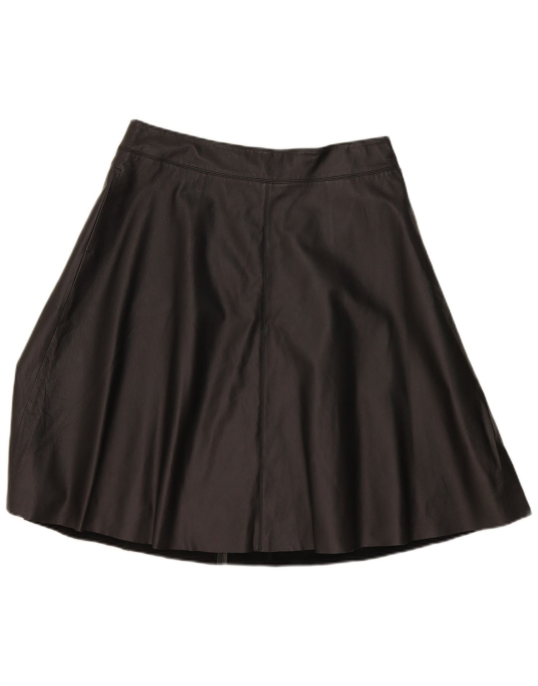 Définitions Jupe en cuir pour femme UK 14 Large W34 Noir