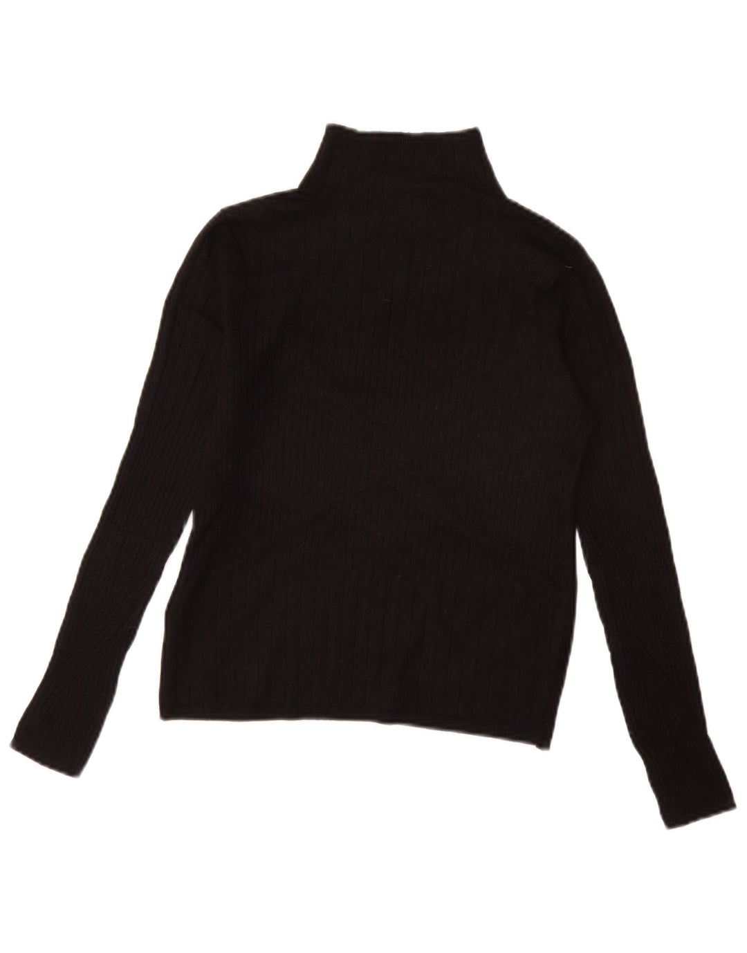 MARKS & SPENCER Pull col roulé pour femme UK 10 Small Noir