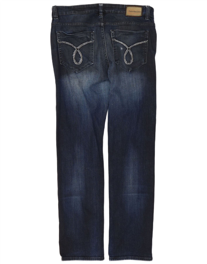 CALVIN KLEIN Jean Skinny Femme W32 L30 Bleu Marine