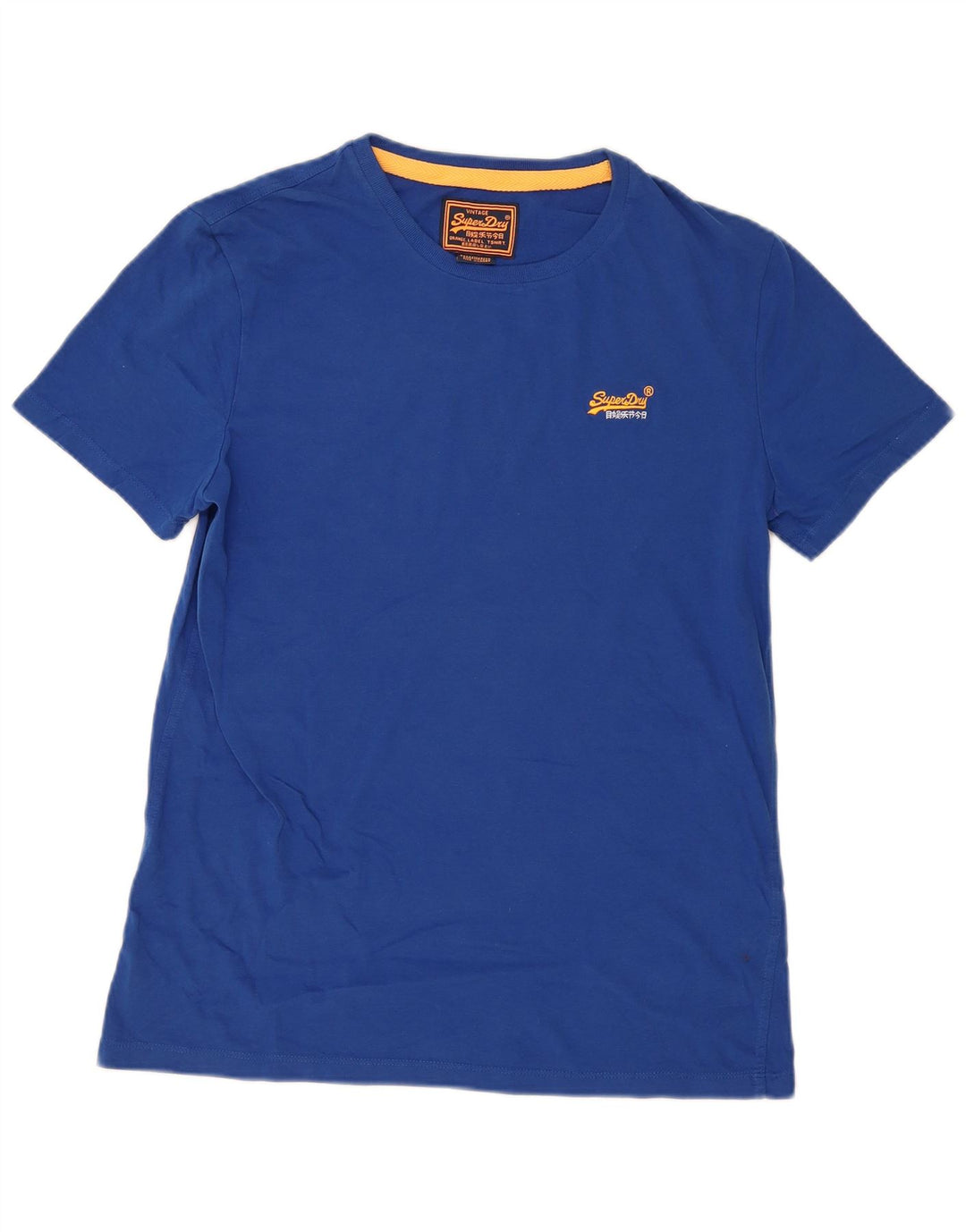 Superdry T-Shirt Homme Top XL Bleu Coton