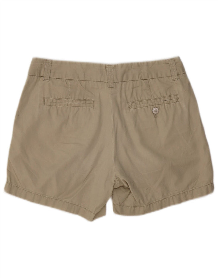 J. CREW Short Chino Femme US 0 XS W28 Coton Beige
