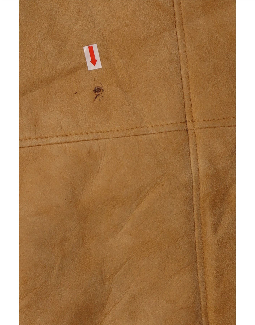 vintage Femmes Sherpa Shearling Manteau UK 14 Grand Beige