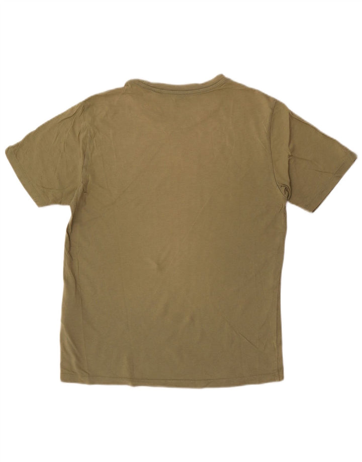 Levi's T-Shirt Graphique Top Small Homme Kaki Coton