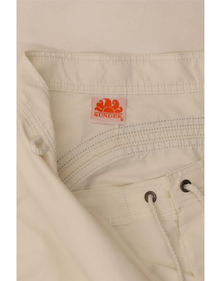 Sundek Short de bain homme grand blanc
