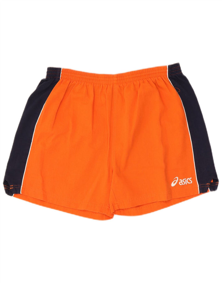 Asics Short de sport pour homme Large en polyester color block orange