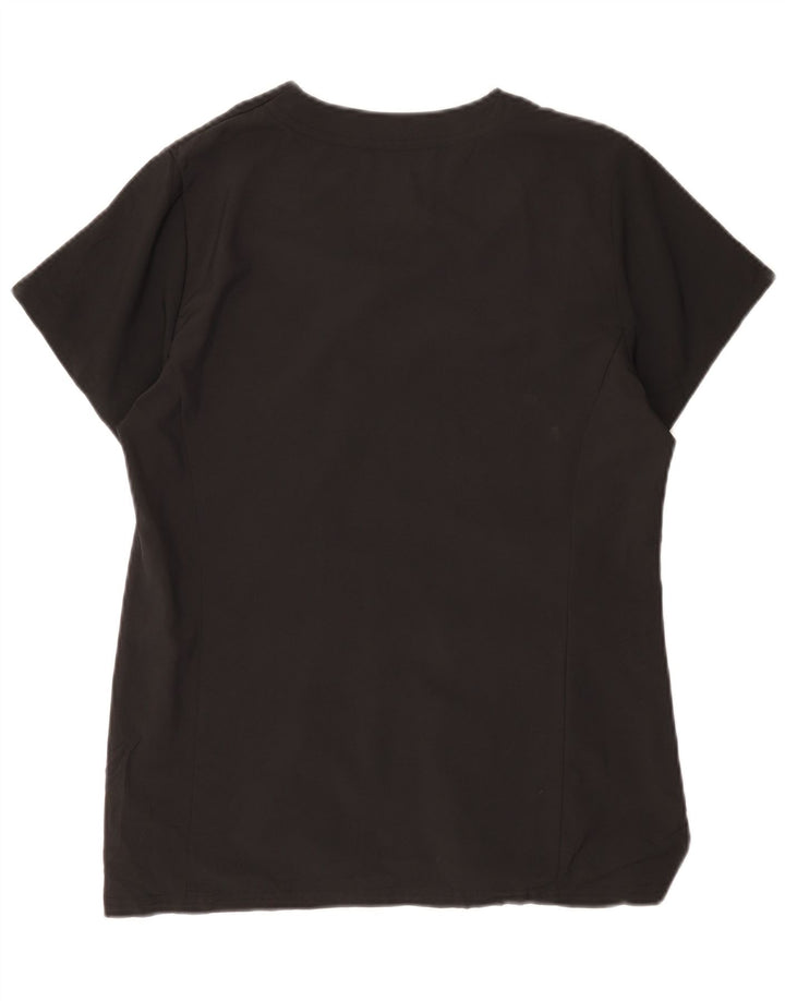 NAUTICA Chemisier Femme UK 44 Moyen Noir Polyester