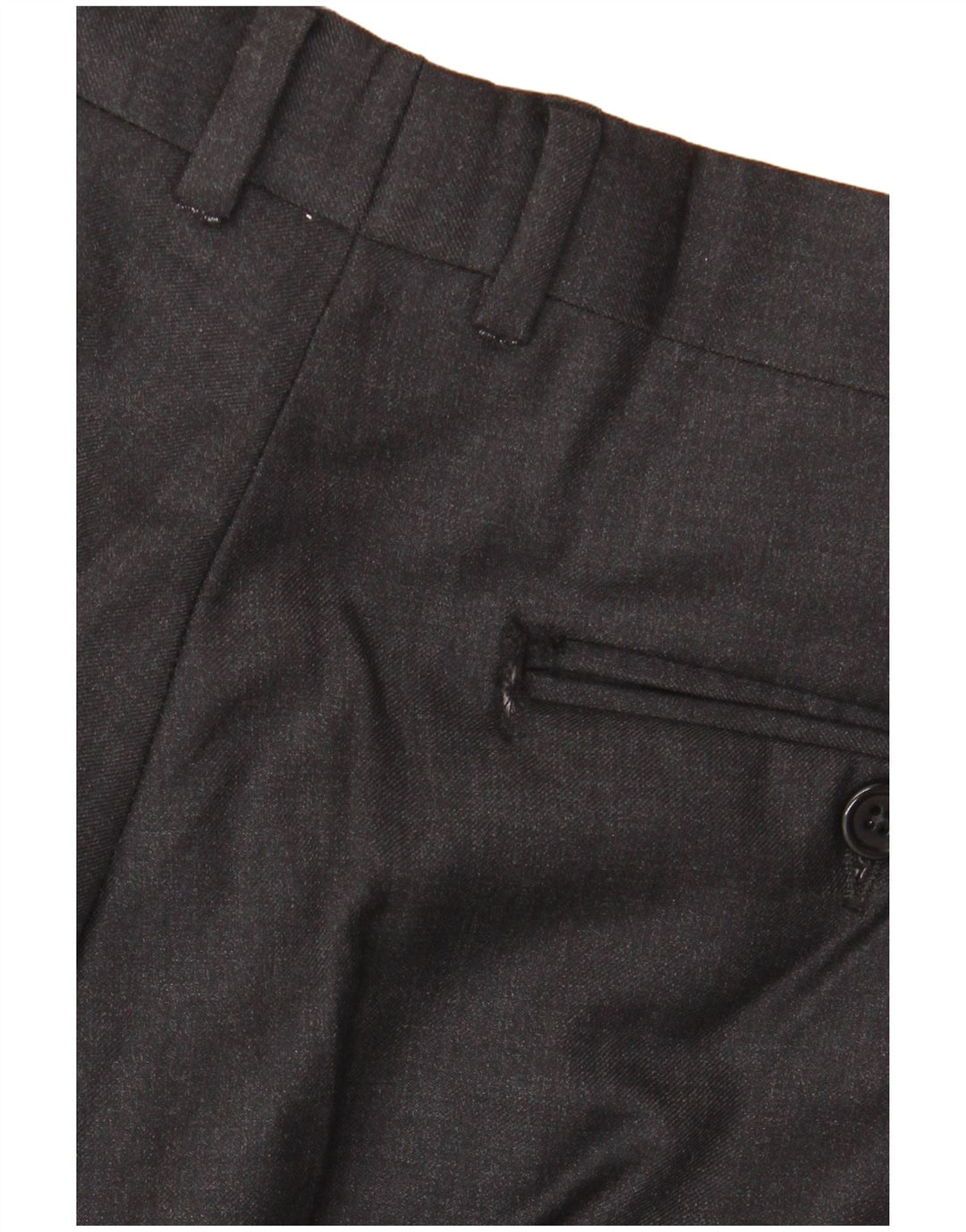 AQUASCUTUM Costume 2 pièces 2 boutons pour homme UK 40 Large W34 L32 Laine Grise