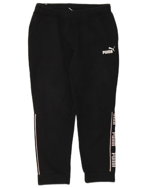 Puma Pantalon de survêtement graphique pour femme UK 10 Small Noir