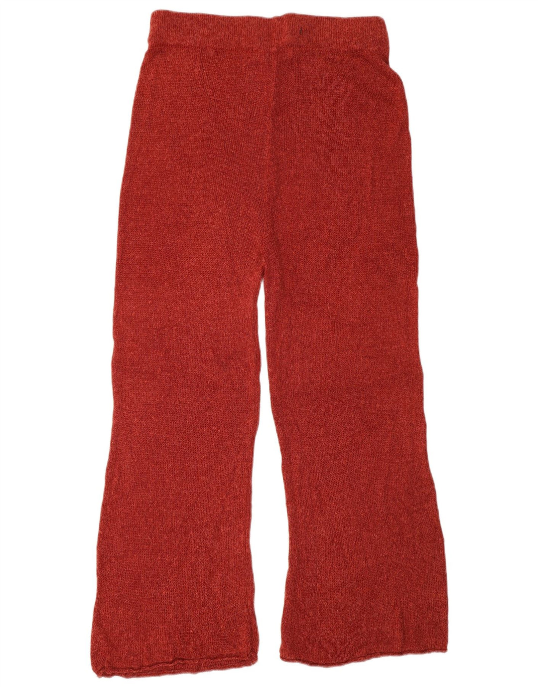 Zara Pantalon court en tricot pour femme Medium W28 L24 Lin rouge
