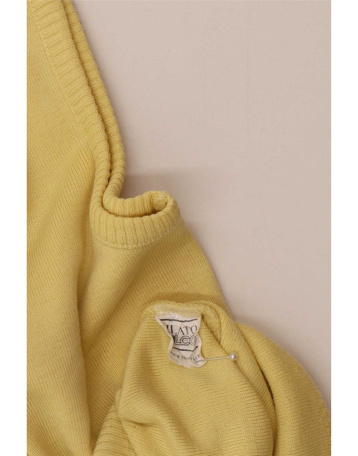 Débardeur vintage pour hommes jaune moyen