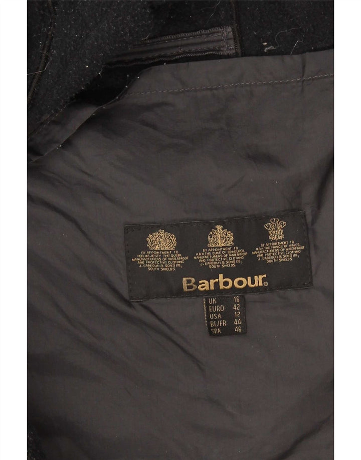 Barbour Veste matelassée pour femme UK 16 Large Noir