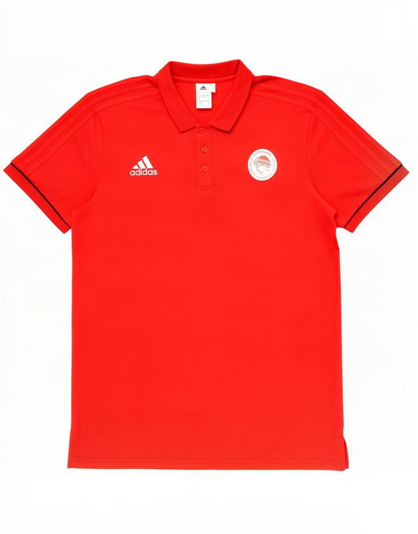 Adidas Polo Graphique Homme XL Rouge Coton