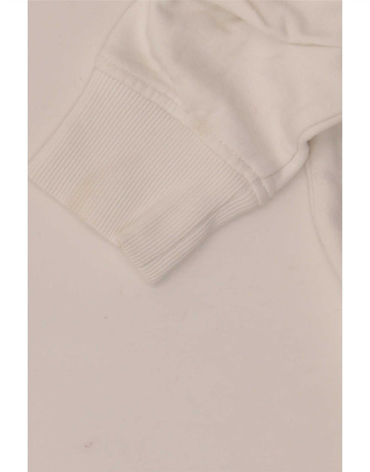 Tommy Hilfiger Sweat-shirt graphique pour homme en coton blanc moyen