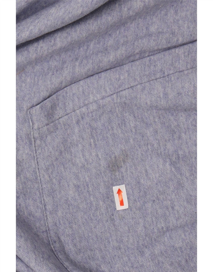 NIKE Pull à capuche surdimensionné pour femme UK 16 Grand coton moucheté violet