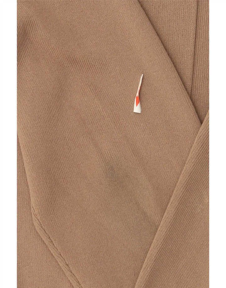 Reiss Homme Cardigan Pull Large Marron Viscose