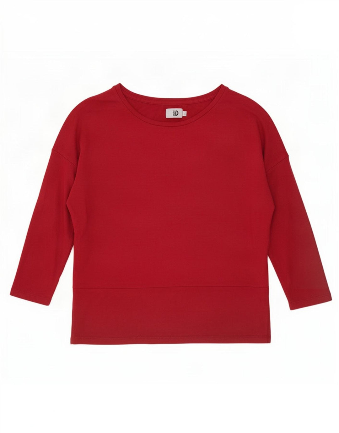 Dack's Haut surdimensionné à manches 3/4 pour femme UK 14 Bordeaux moyen