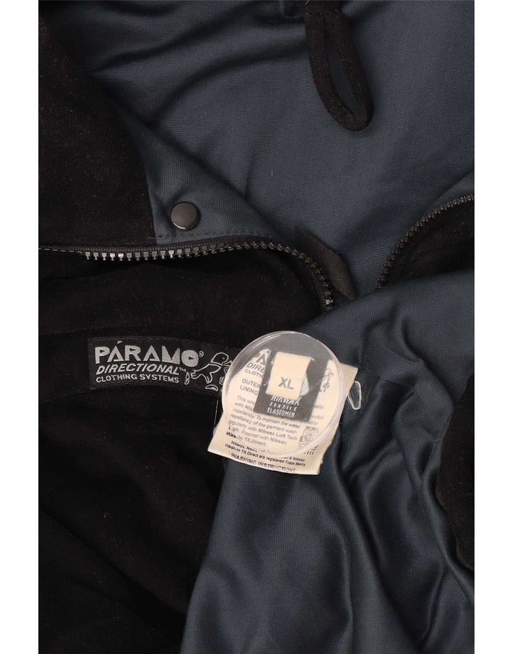 Paramo Veste coupe-vent pour homme UK 42 XL Noir Polyester
