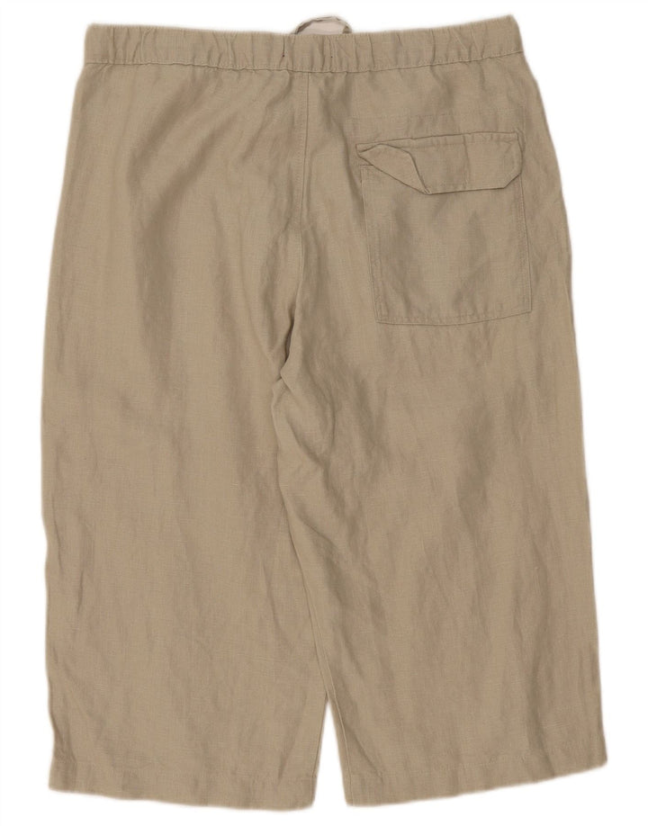 Marks & Spencer Bermuda Blue Harbour W34 pour homme en lin beige moyen