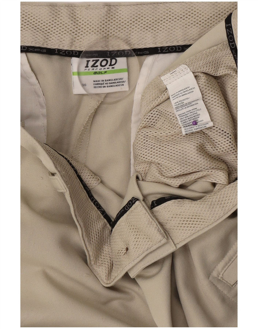 Izod Short Cargo Homme W36 Grand Beige Polyester