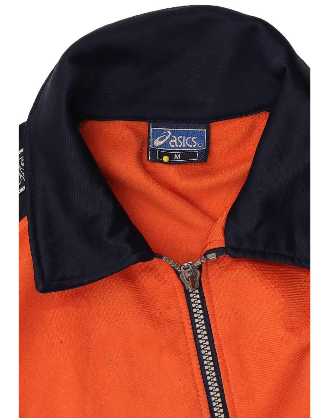 Asics Veste de survêtement graphique pour femme UK 14 Orange moyen Colourblock